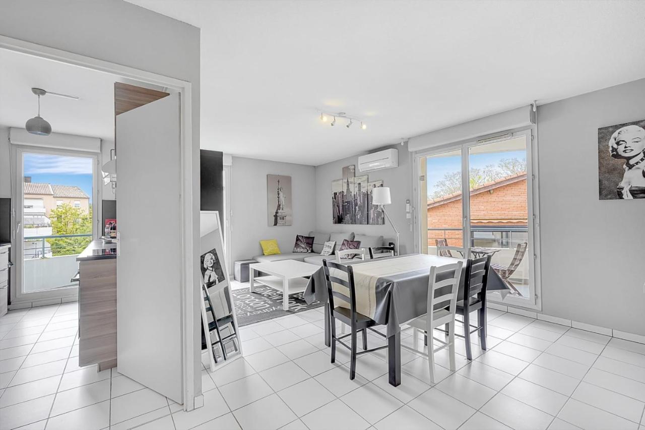 Sublime 64M With 2 Balconies For 6 In Toulouse Apartamento Exterior foto